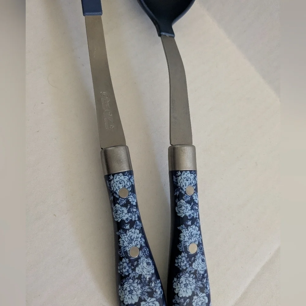 Pioneer Woman Frontier Rose Cooking Spatula and Spoon